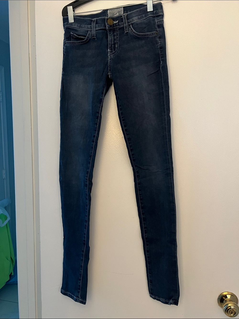 Current/Elliott Dark Indigo Skinny Jeans